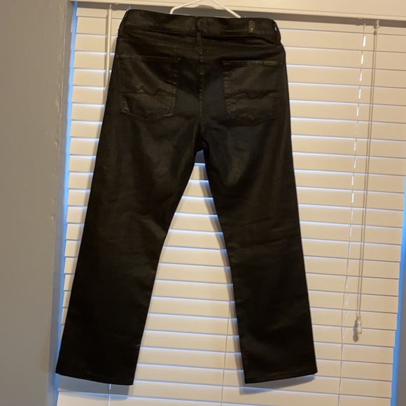 Black 7 for all mankind jeans size 29. - Picture 2 of 6